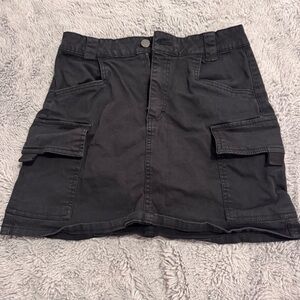 Garage Black Mini Skirt